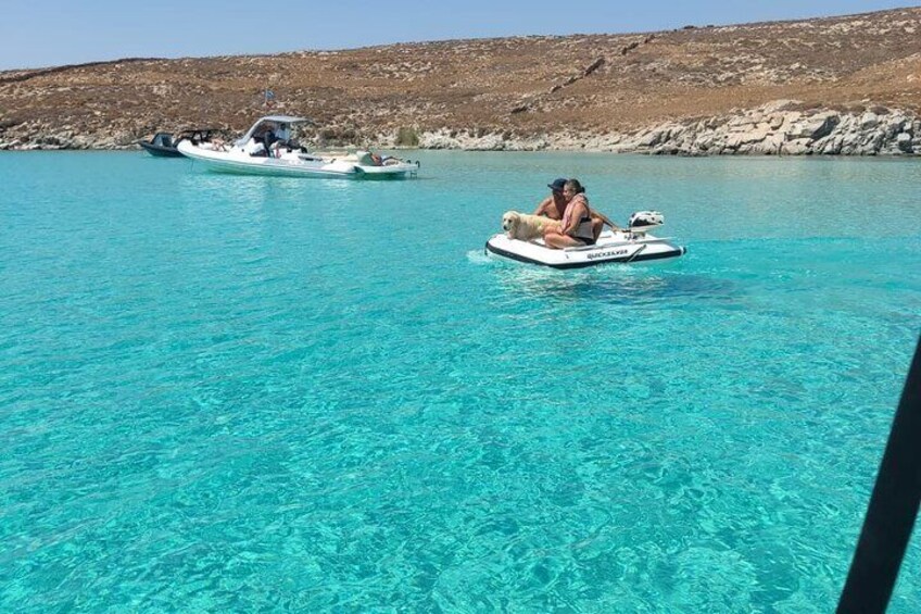 Three Hour Private Cruise to the South Coast of Mykonos 