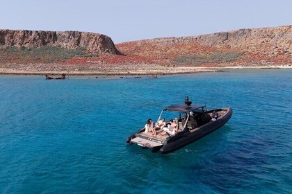 From Kissamos Balos And Gramvousa Speedboat Cruise with Drinks