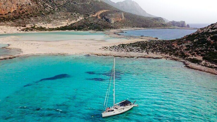 Κissamos Balos and Gramvousa Sailing Yacht Cruise with Meal
