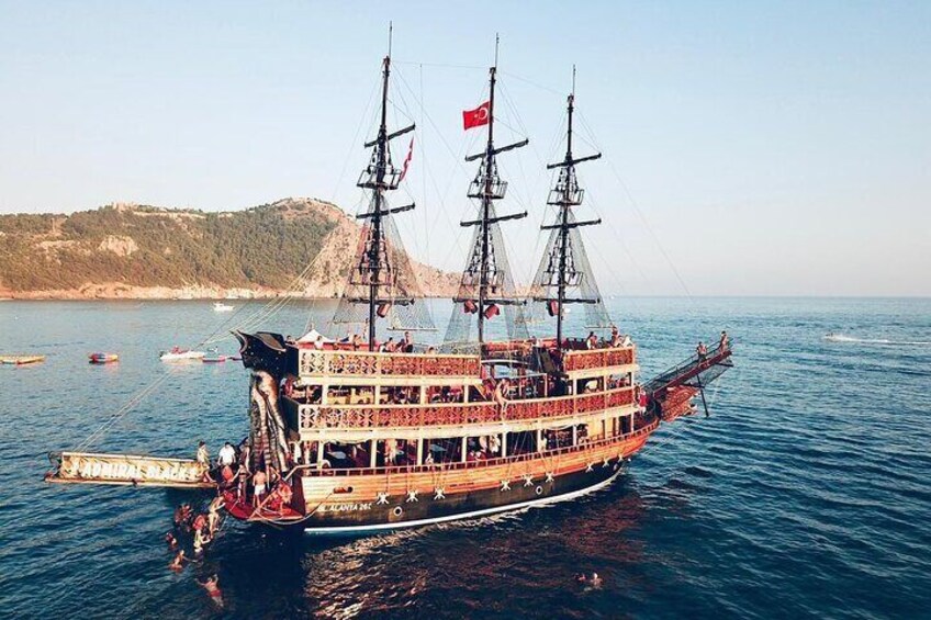 Alanya Boat Trip Lunch and Transfers Included