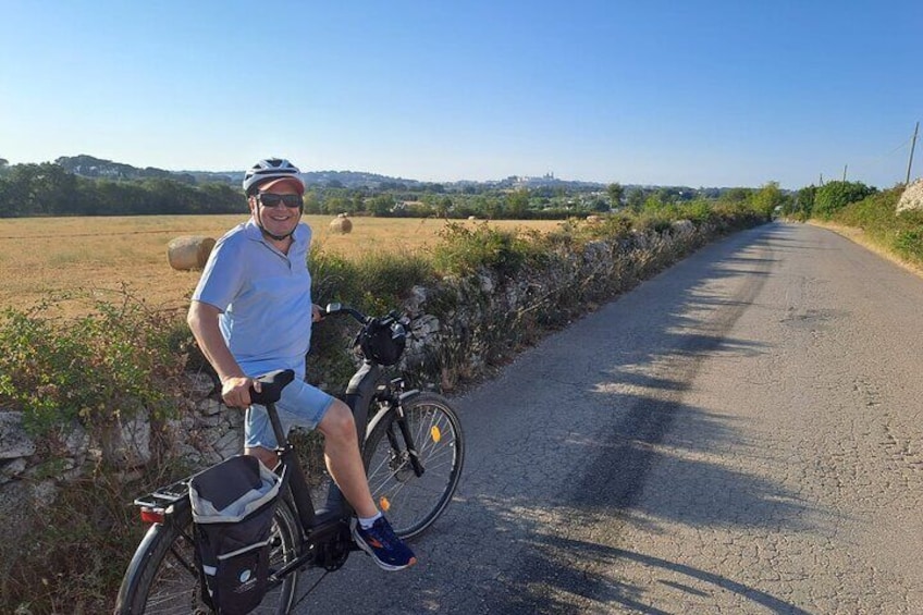 E-Bike tour between Martina Franca Locorotondo and Cisternino