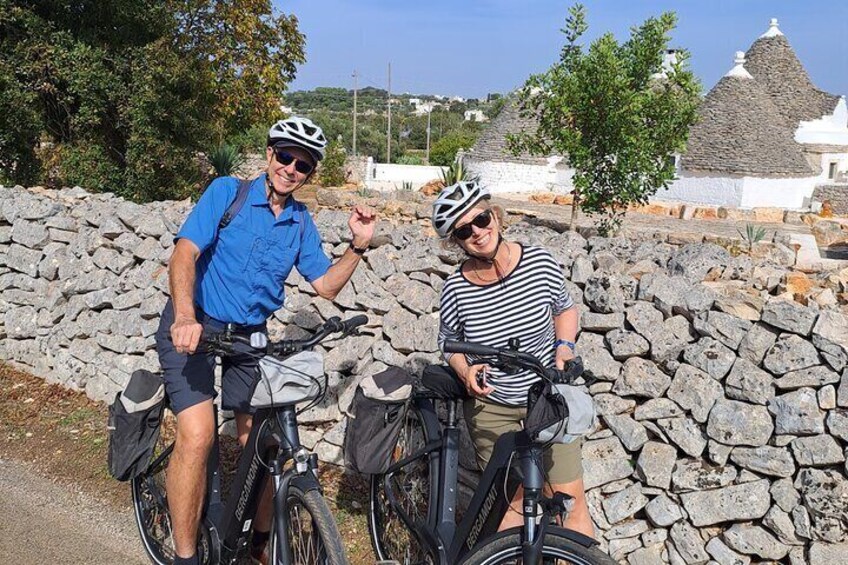 E-Bike tour between Martina Franca Locorotondo and Cisternino