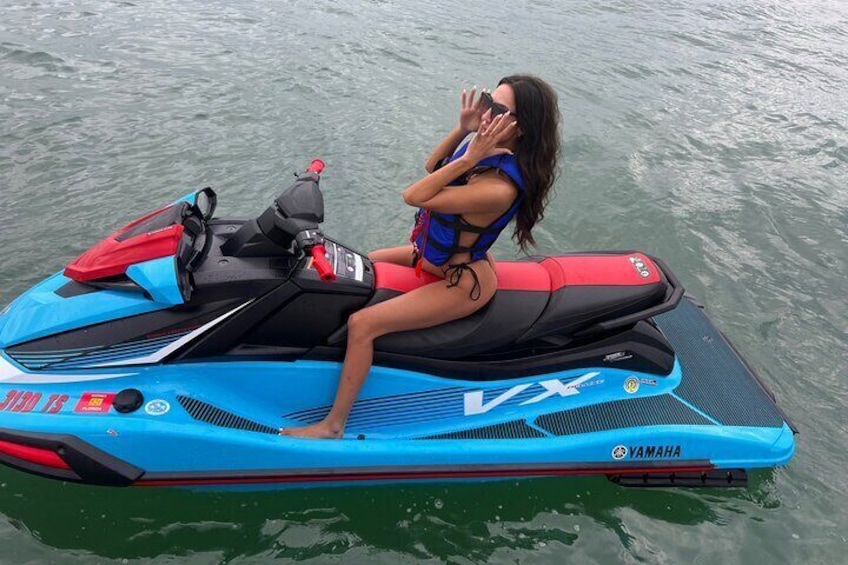 Jetski Ride While Exploring Miami Islands