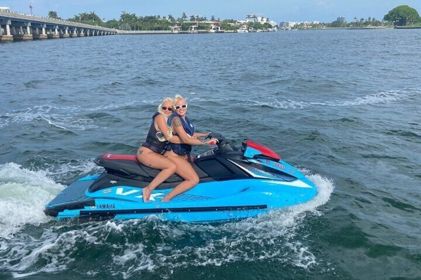 Jetski Ride While Exploring Miami Islands