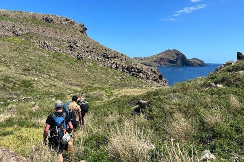 Walking to Ponta de são Lourenço