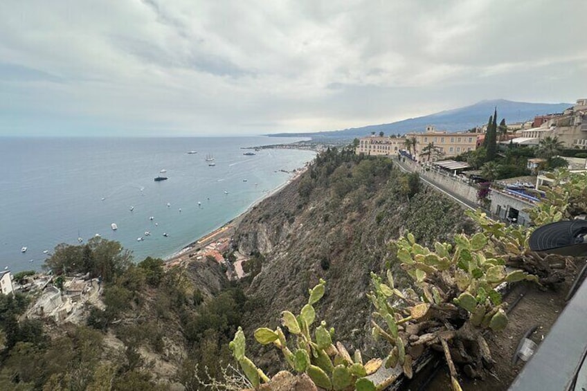 From Messina Port to Taormina and Isola Bella