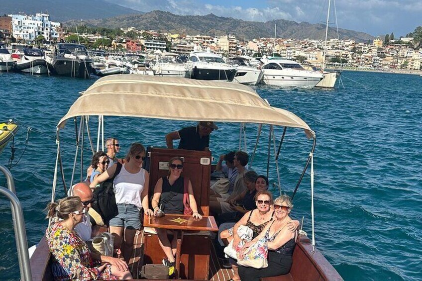 From Messina Port to Taormina and Isola Bella