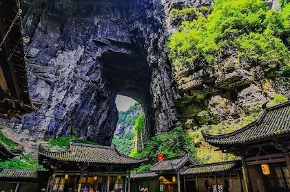 Wulong Tiankeng Three Bridges and Fairy Mountain Private Tour