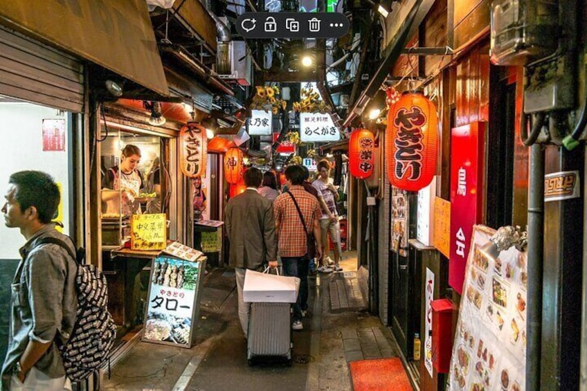 Omoide Yokocho (We'll have Japanese Sake here)