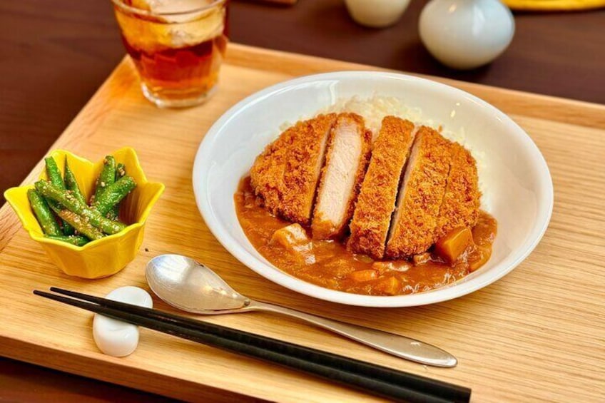 Katsu-curry Rice Cooking Experience in Tokyo Private Home Kitchen