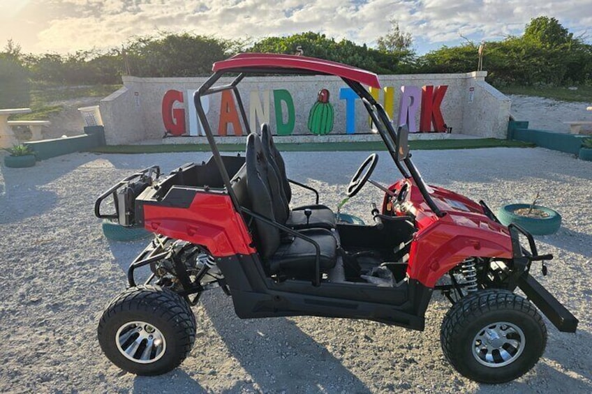 2 Seater Side by Side Guided Adventure Tour in Grand Turk 