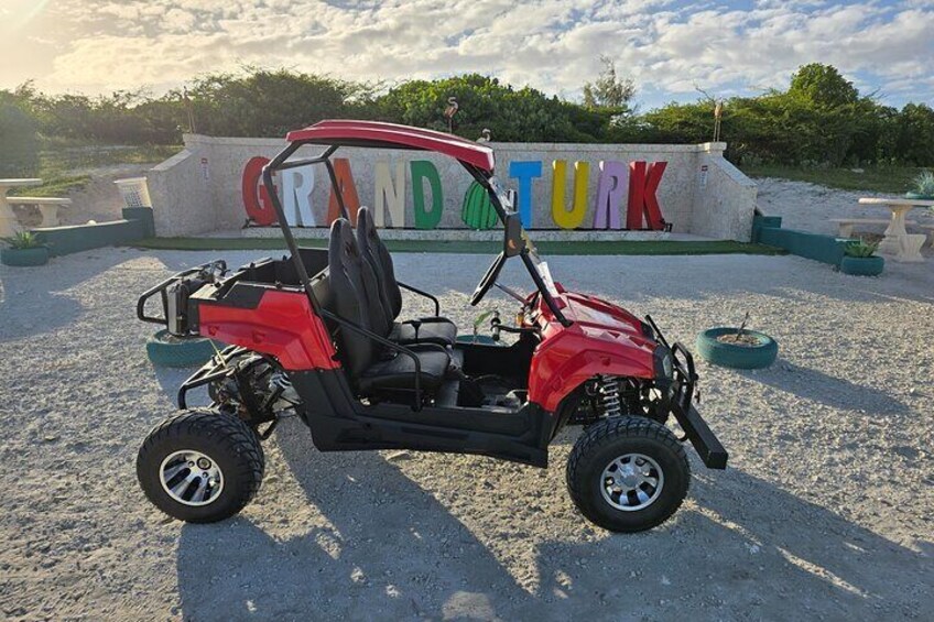 2 Seater Side by Side Guided Adventure Tour in Grand Turk 