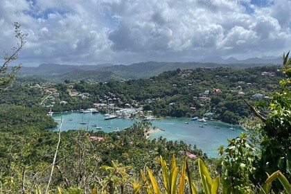 St Lucia Billy Goat Trail Hike in Marigot Bay Cruise Passengers