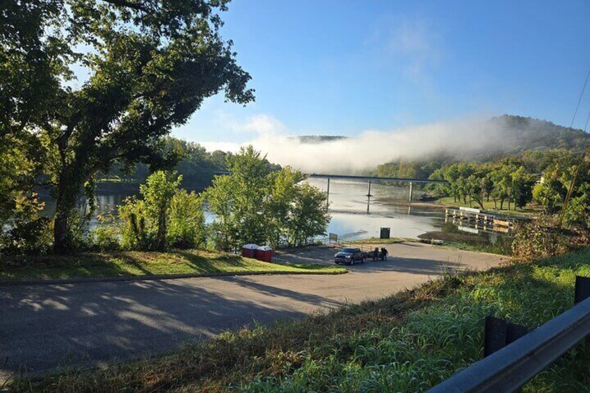 Morning magic over the river!