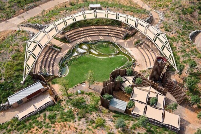 Explore the amphitheater, where nature and wildlife come alive with stunning views.