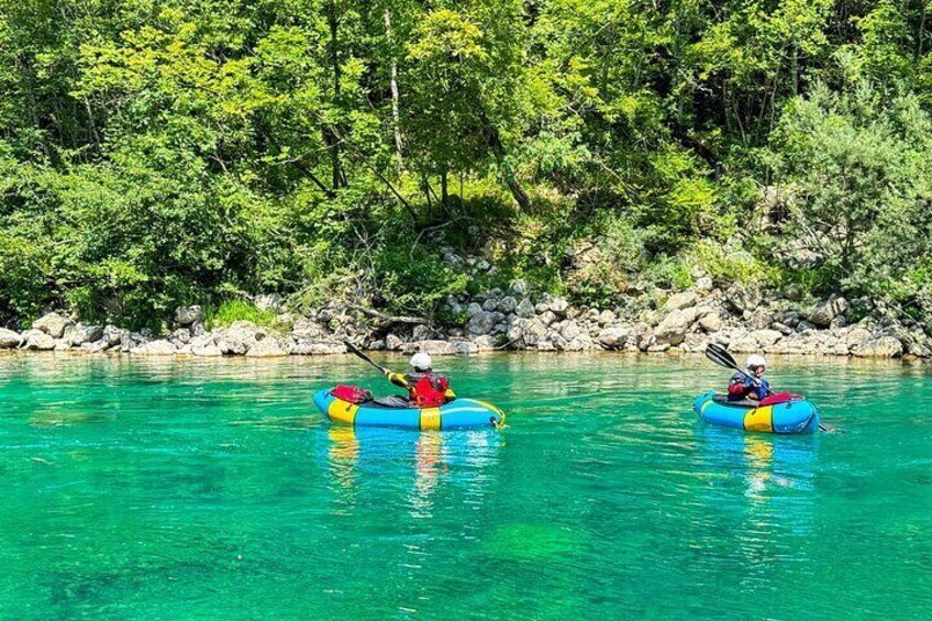 Packrafting Tara River with Lunch