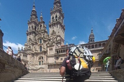 7 dagars resa från Camino Tui till Santiago de Compostela