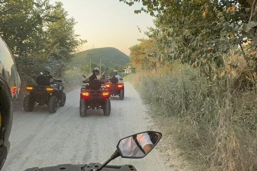 ATV/Quad Bike tour to Bovilla lake 