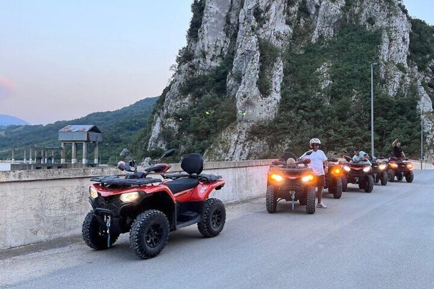 ATV/Quad Bike tour to Bovilla lake 