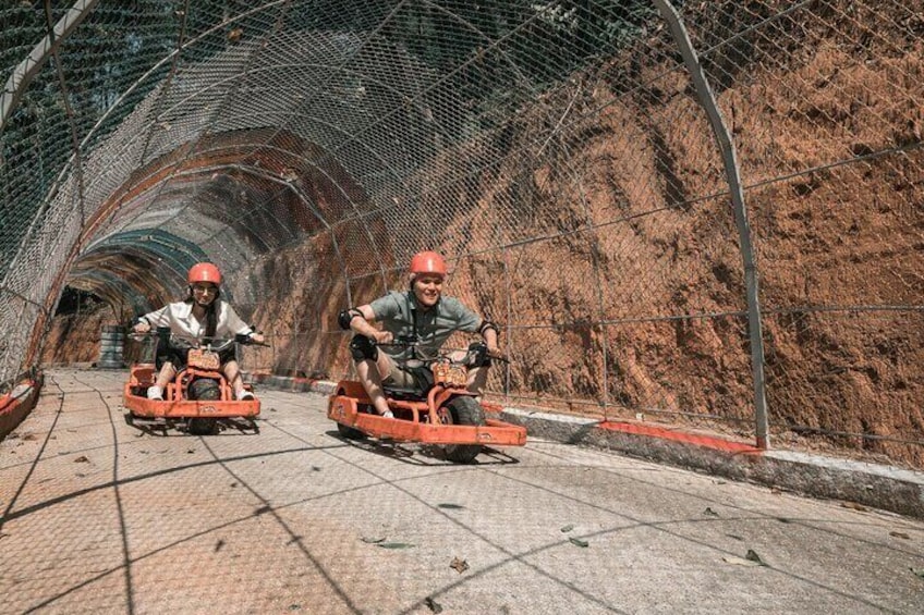 Chiang Mai Exciting Jungle Zipline Giant Swing and Luge Kart