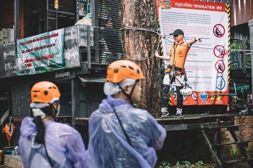 Chiang Mai Exciting Jungle Zipline Giant Swing and Luge Kart