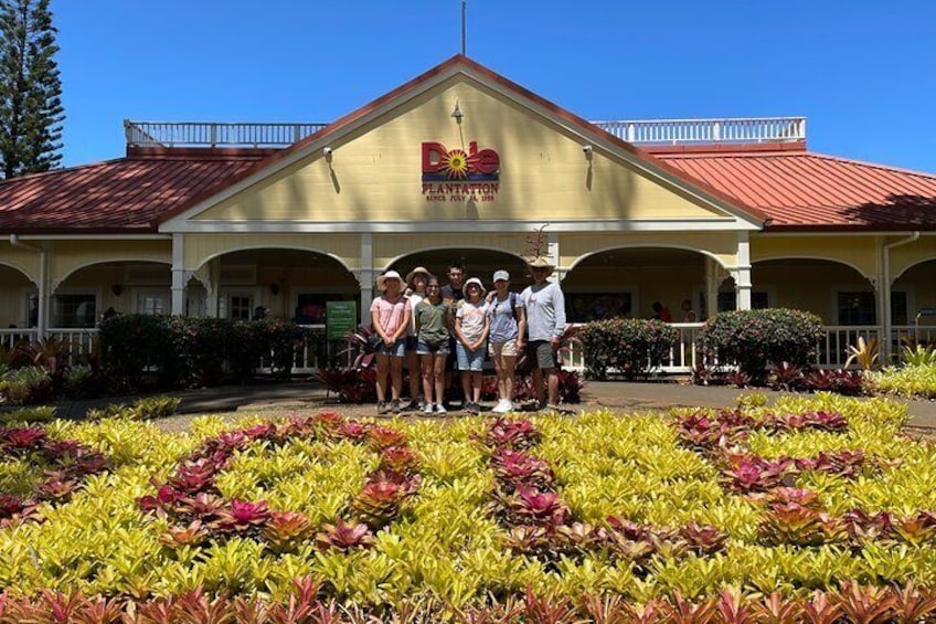 At Dole Plantation