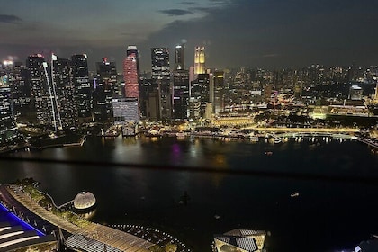 Marina Bay Sand Observatory and Singapore Skyline History Tour