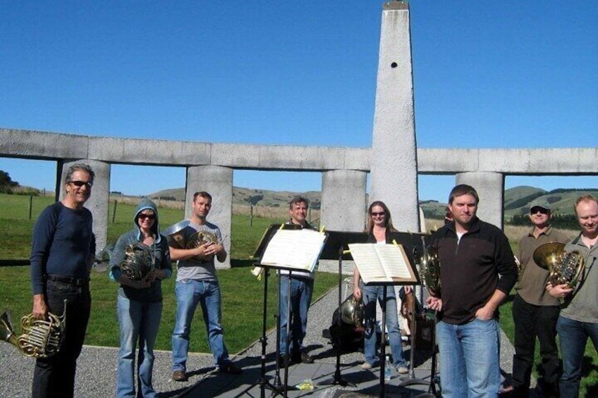 NZSO trying out the acoustics