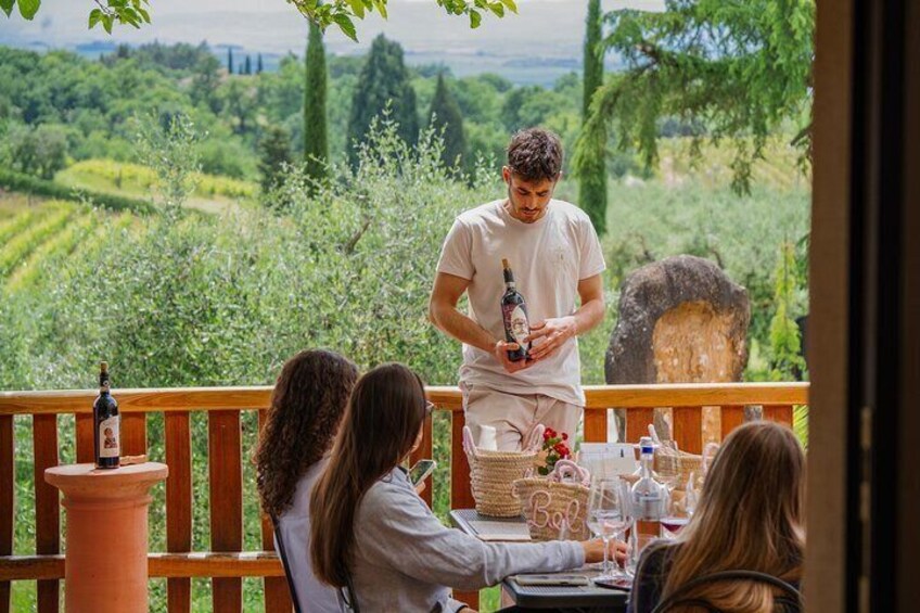 Premium Wines and Typical Tuscan Products Tasting