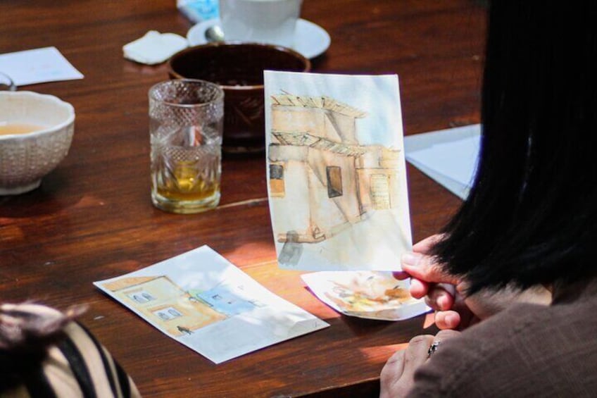 Painting Workshop from Pigments to Postcards