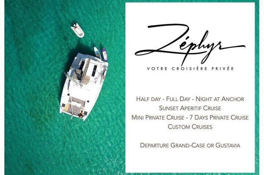 2 days 1 night by private catamaran from St Martin to St Barth