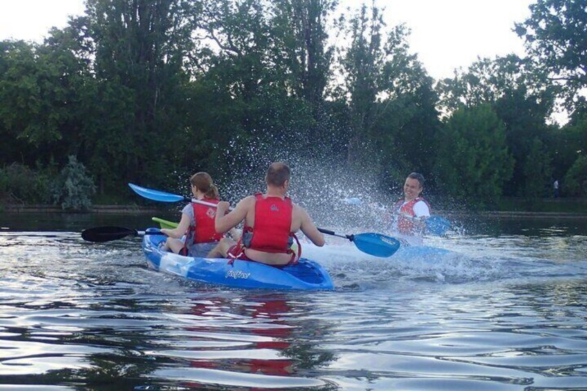 Kayaking in the Heart of Bucharest in Herastrau Park