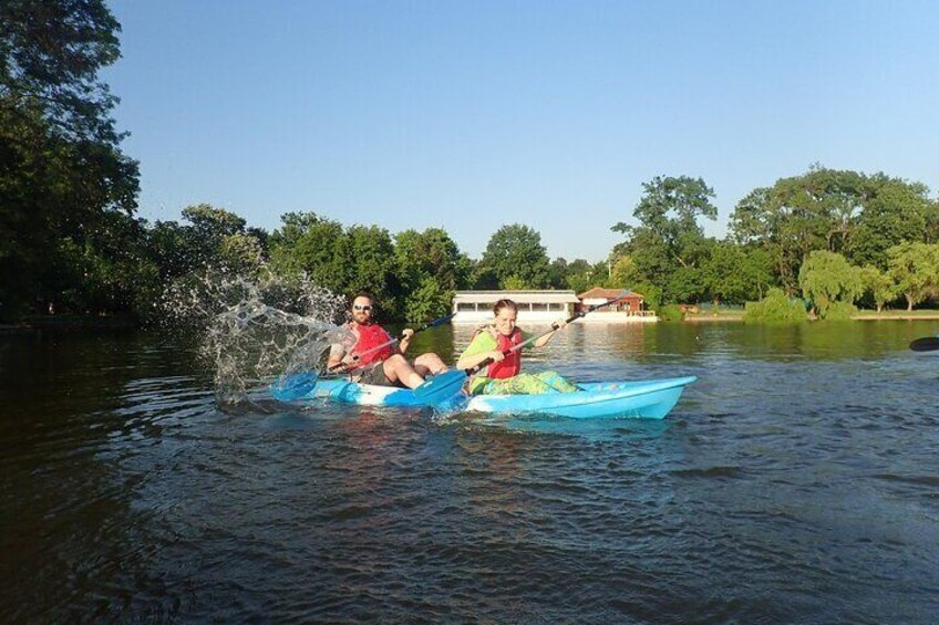 Kayaking in the Heart of Bucharest in Herastrau Park