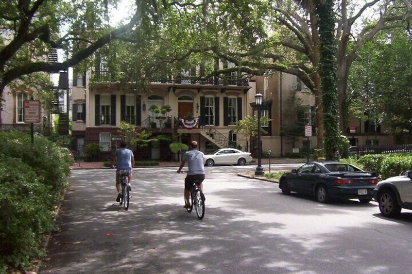 Savannah's streets are bike-friendly!