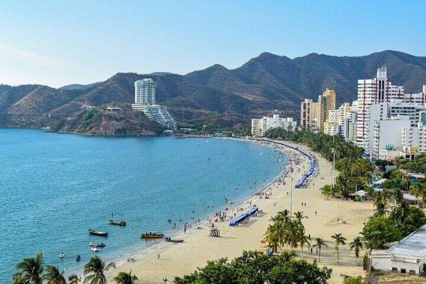 Beach Santa Marta Colombia