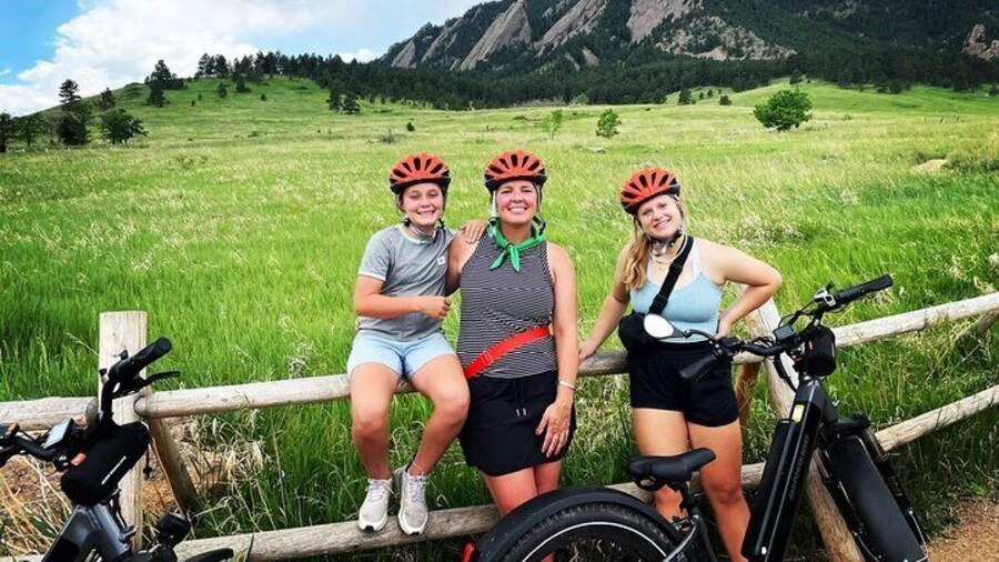 Boulder's Very Best E-Bike Tour! Come take your picture at the foot of the Flatirons!