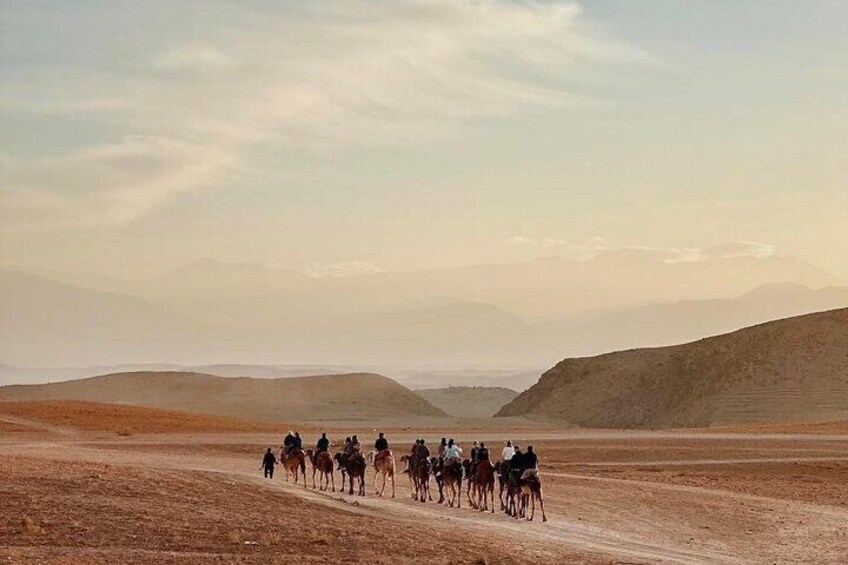 Agafay Desert Marrakech Dinner and Camel Ride and Show