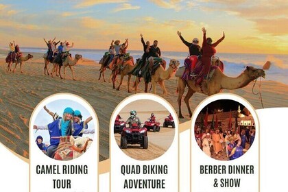 Quad Camel Ride and Moroccan Dinner under the Stars