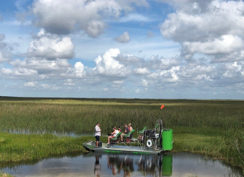 Picture 2 for Activity Everglades: Miami Twilight River of Grass Small Airboat Tour