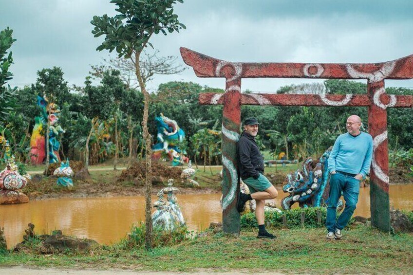 Shisa statue farm