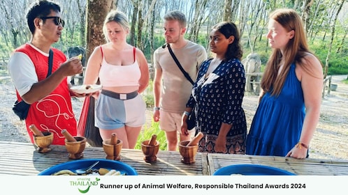 Khaolak Ethical Elephant Sanctuary Snack Making & Feeding