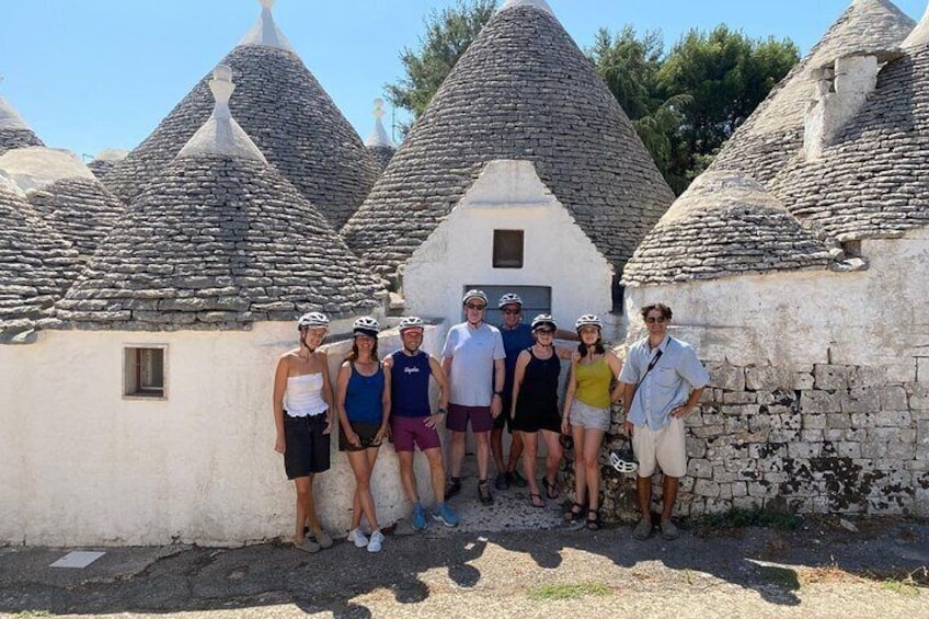 E-bike tour Locorotondo and Martina Franca with visit to cheese factory