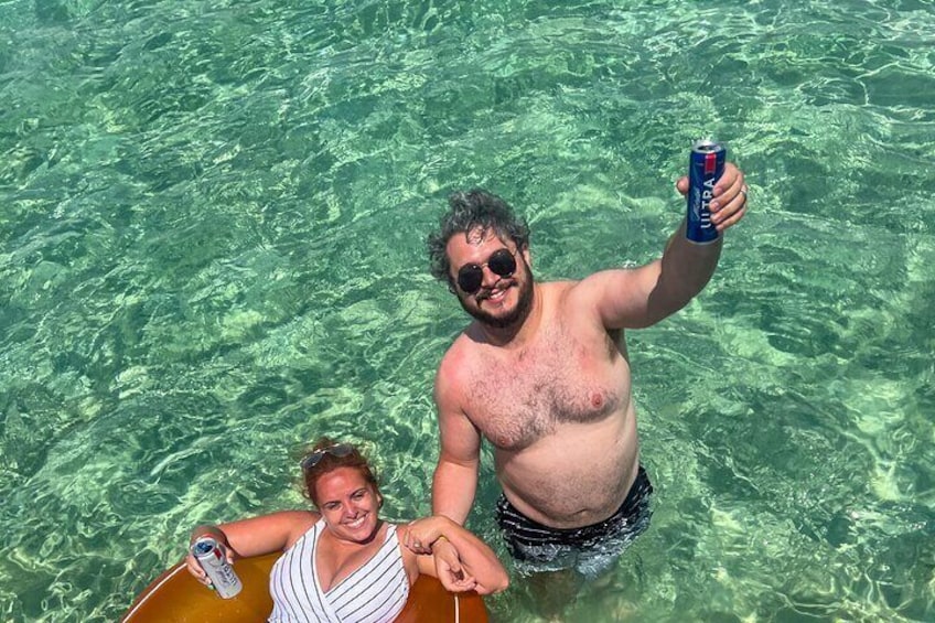 Crab Island Cruise with Bikkini Bottom Boat! *bathrooom on board*
