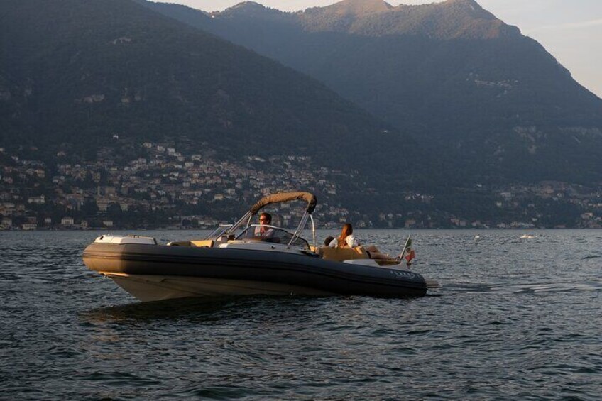 Boat Tour Lake Como Luxury Tender from 1 to 7h