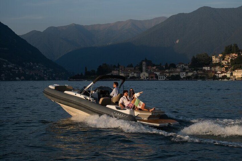 Boat Tour Lake Como Luxury Tender from 1 to 7h