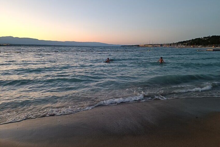 Beach in Geneva