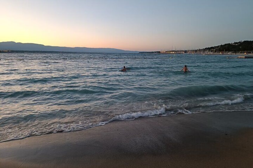 Beach in Geneva