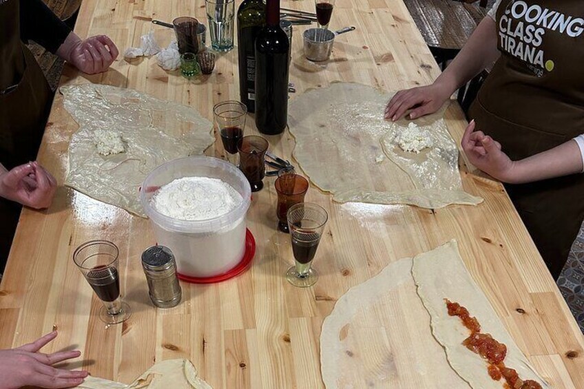 Burek Cooking Class in Tirana 