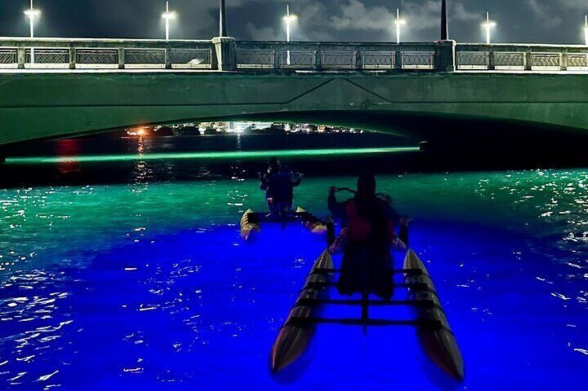 Condado Lagoon Night Glow Adventure on Chiliboats