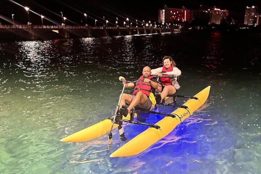 San Juan Night Chiliboats Tour in Condado Lagoon
